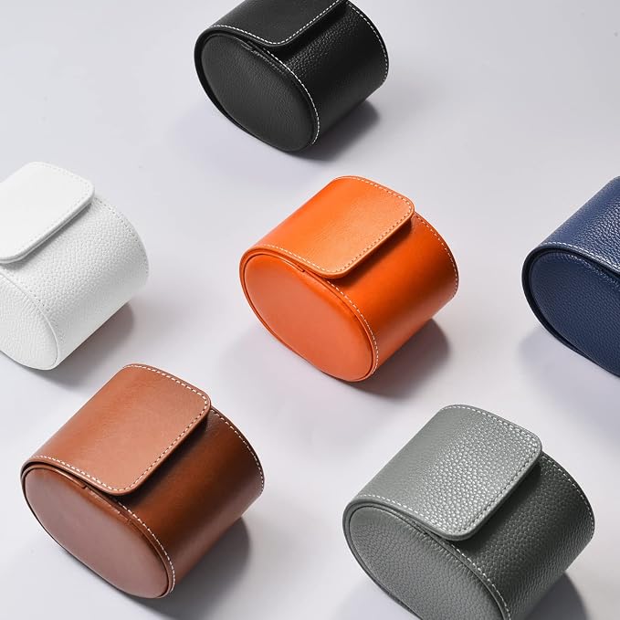 Oirlv Luxury Leather Travel Watch Case