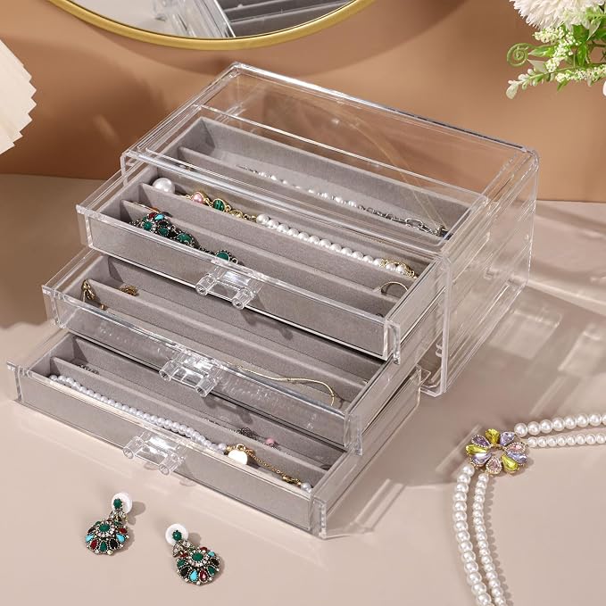 Necklace Organizer Box, Tray