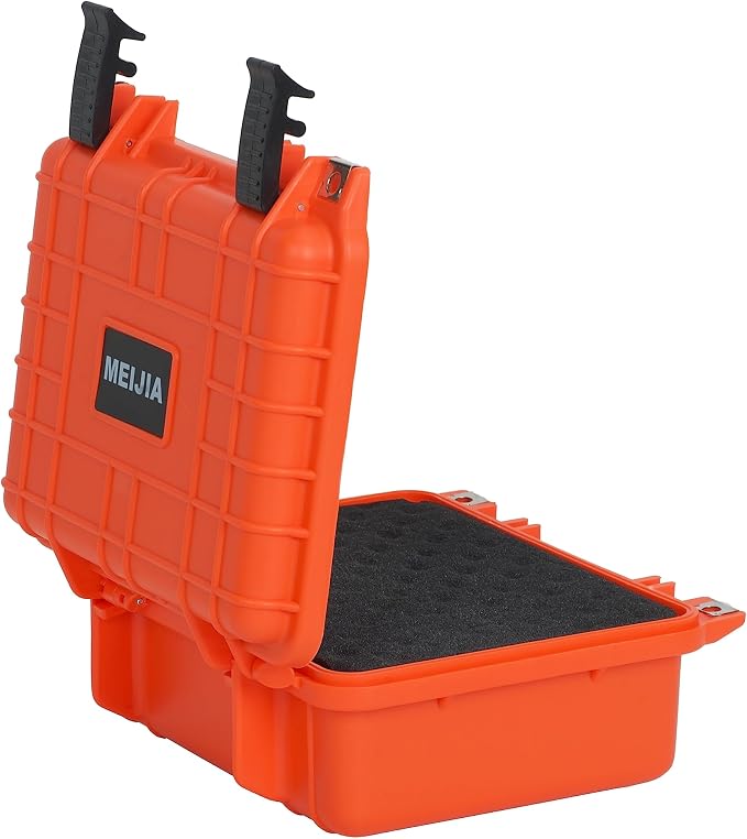MEIJIA Portable All Weather IP67 Waterproof Protective Case, Hard Camera Case