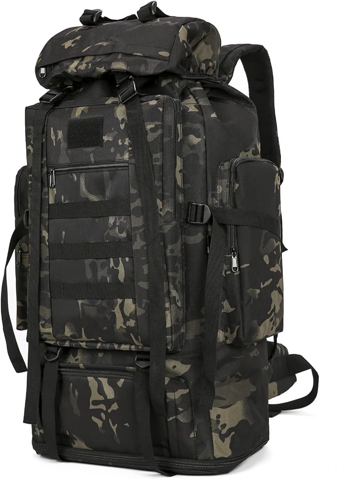 Hiking Backpack for Men 70L/100L Camping Backpack Military Rucksack Molle 3