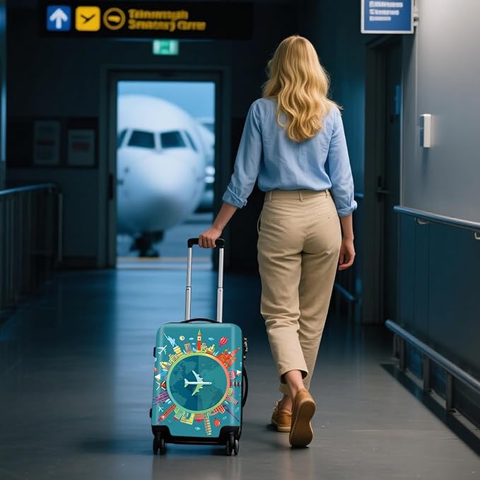 WUJIAONIAO Travel Luggage Cover Baggage Suitcase Cover Protector Skins 18-32