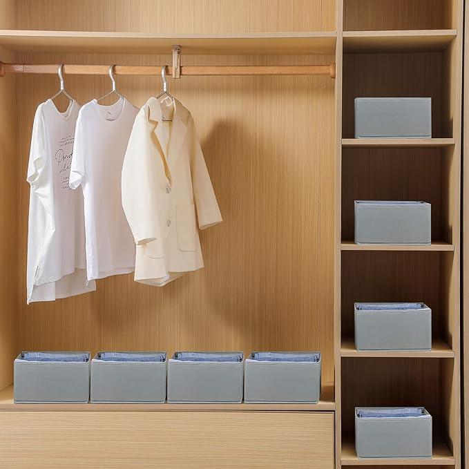 Jeans Drawer Organizers for Clothing, 5 Compartment Wardrobe Storage Box
