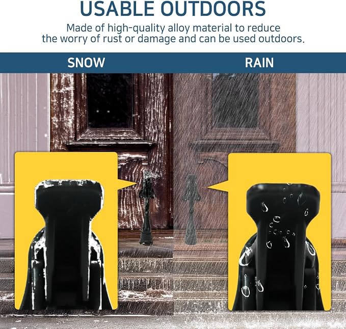 One Touch Kickdown Door Stopper, Door Holder, Heavy Duty Door Stops, Bottom of