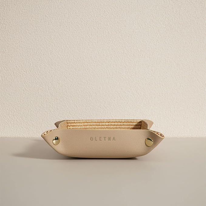 OLETHA Small Foldable Valet Tray