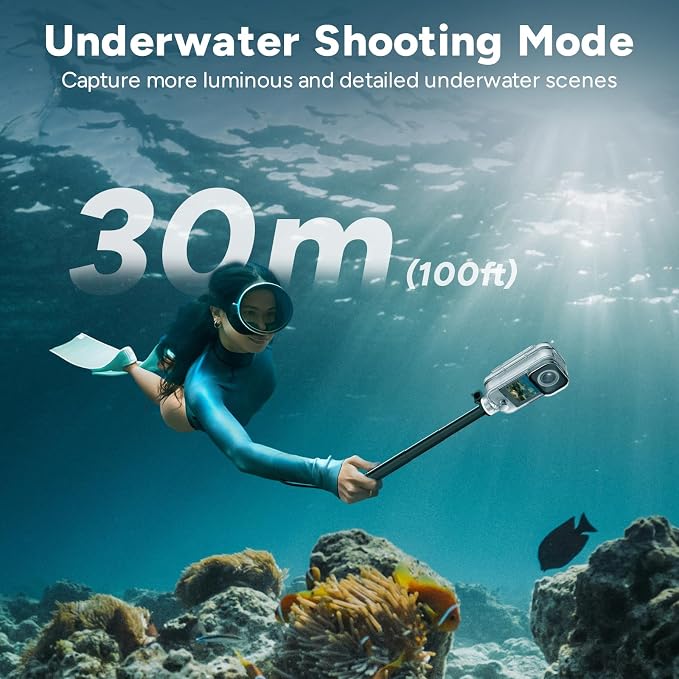 SJCAM C300 Pocket Action Camera 4K, 7Hour Power, 6-Axis Stabilization,