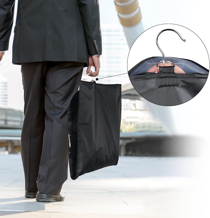 Univivi Garment Bag Suit Bag for Storage and Travel 43 inch, Washable Suit