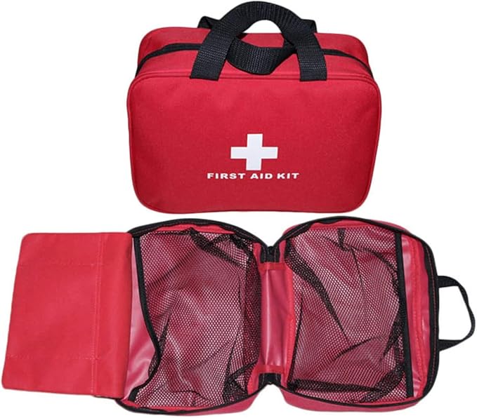 AOUTACC 3 Pack Nylon First Aid Empty Kit, Compact and Lightweight First Aid Bag