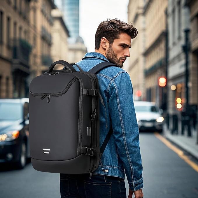 Vacuum Seal Travel Backpack 45L Expandable Air Compression System Water