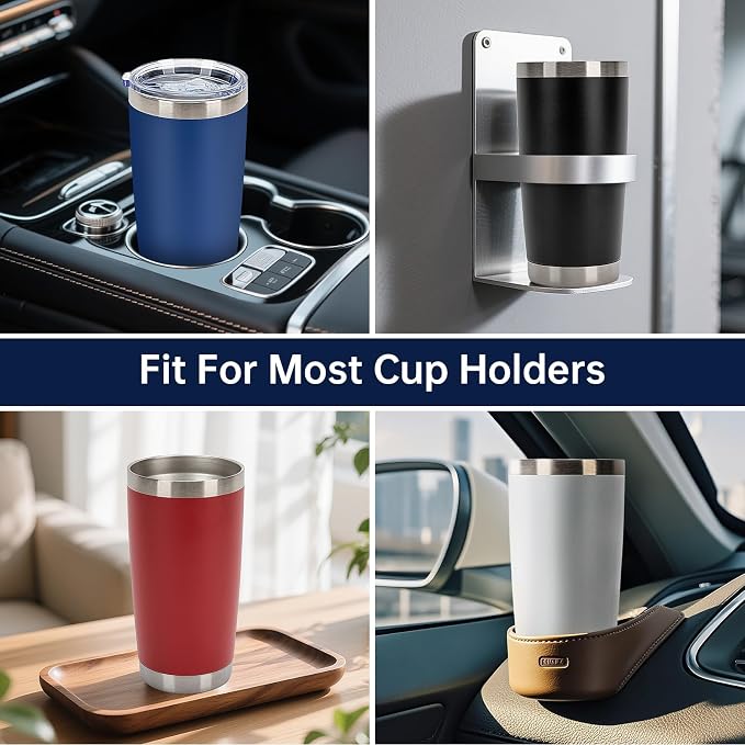 IEOVIEE 32 Pack, 20oz Stainless Steel Bulk Tumblers with Lids and Straws, Double Wall Insulated Travel Coffee Mug, Durable Powder Coated Tumbler Bulk Cup for Cold and Hot Drinks(Mixed Color)