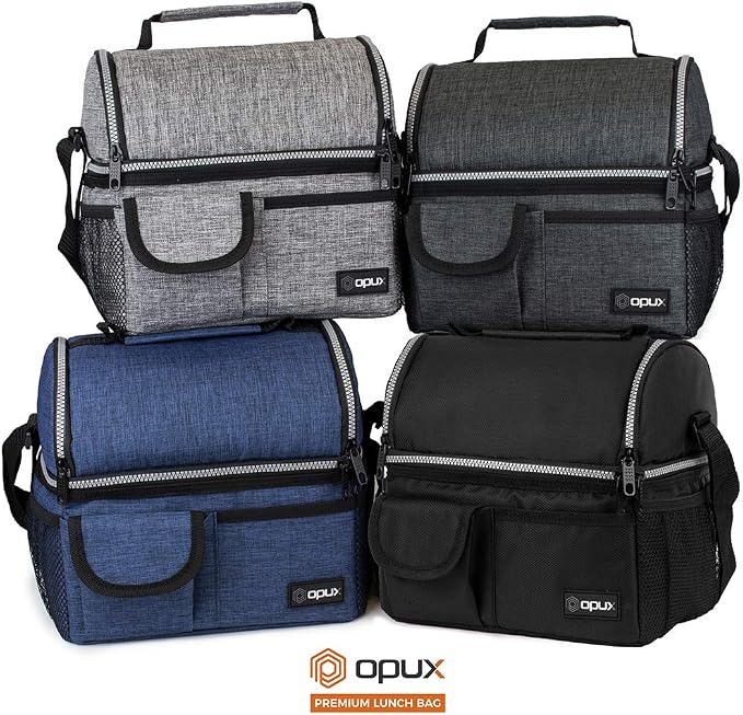 OPUX Lunch Box for Men, Adult Lunch Box Cooler, Insulated Lunch Bag Women
