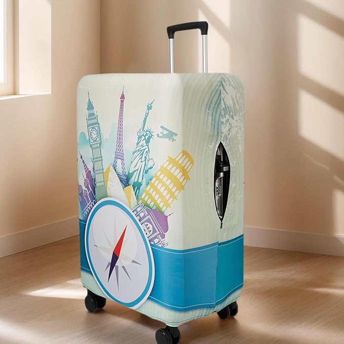 WUJIAONIAO Travel Luggage Cover Baggage Suitcase Cover Protector Skins 18-32