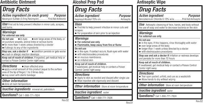 Be Smart Get Prepared 85 Piece First Aid Kit: Clean, Protect Minor Cuts