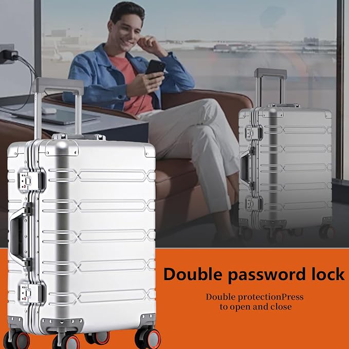 WEICHEN All Aluminum Magnesium 29 Inch Large Luggage