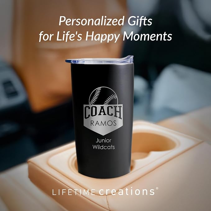 Lifetime Creations Custom Baseball Coach Tumbler