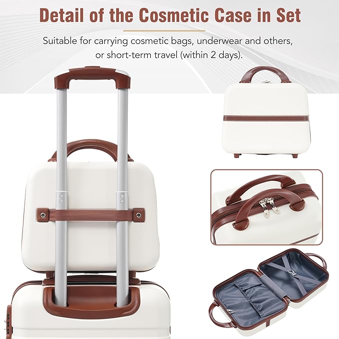 Merax Luggage Set 2 Piece Suitcase Set