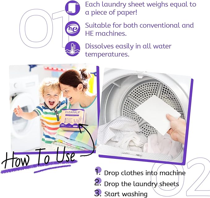 Laundry Detergent Sheets, Apartments