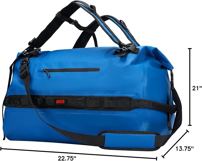 MIER Large Waterproof Duffel Bag Rolltop Dry Backpack Duffle Bags