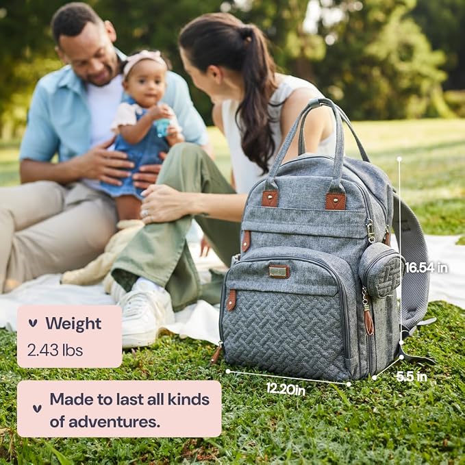 BabbleRoo Diaper Bag Backpack