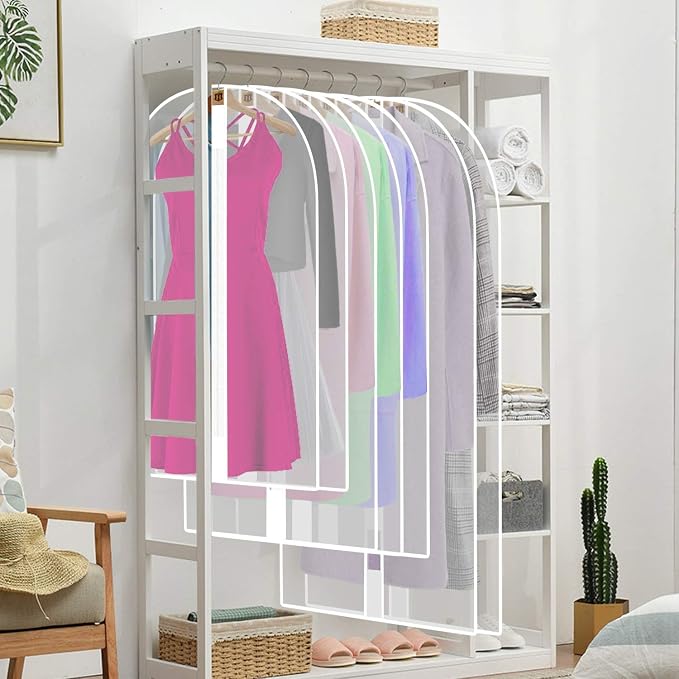 12 Pack Breathable Clothes Covers