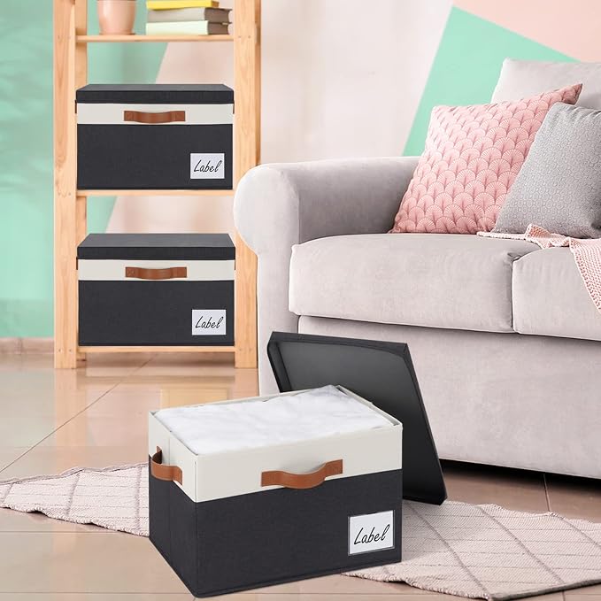GhvyenntteS Large Storage Bins