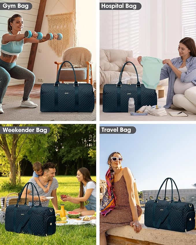Weekender Travel Duffle Bag for Women