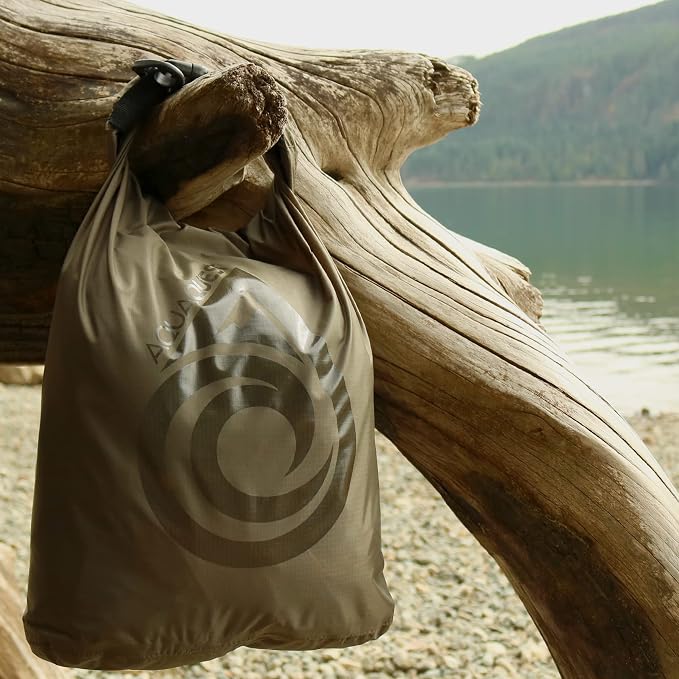 AquaQuest Rogue Dry Bag – 20L Olive Drab – 100% Waterproof Roll Top – Gear