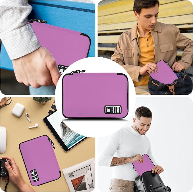 Electronics Organizer, Travel Cord Organizer Pouch, Portable Cable Organizer