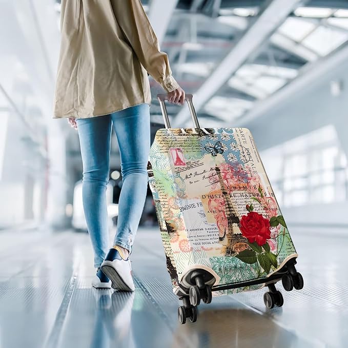 Travel Luggage Cover Suitcase Protector Fits 18-32 Inch Wheel Covers