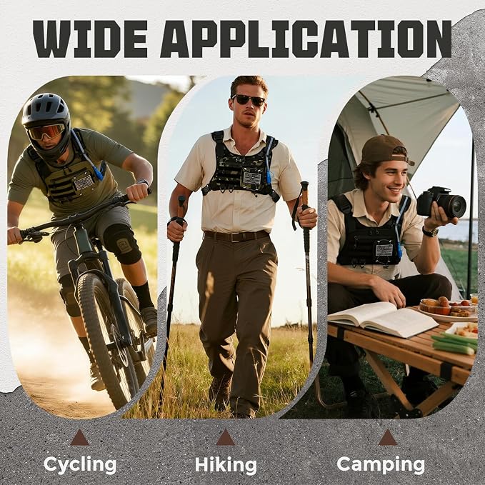 Hydration Vest(The design patent has been granted )with 2L Water Bladder