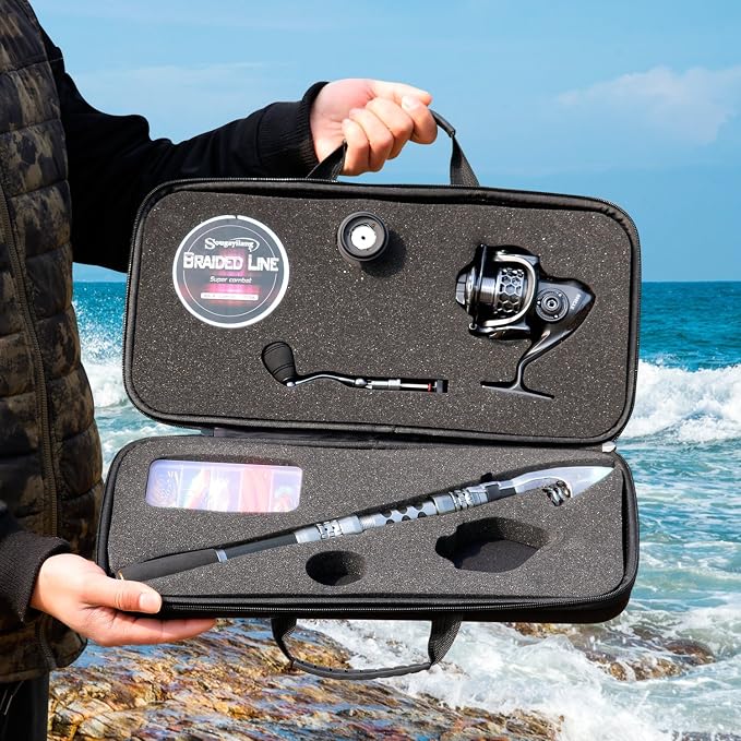 Sougayilang Fishing Rod Reel Combo