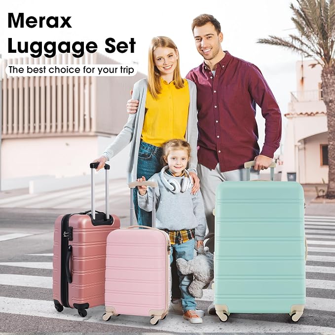 Merax Luggage sets of 13 Piece 16 20 24 28 IN Carry on Luggage sets 4 piece