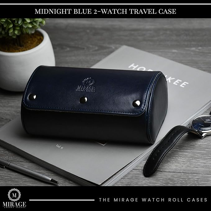 2 Watch Travel Case for Men – Watch Roll
