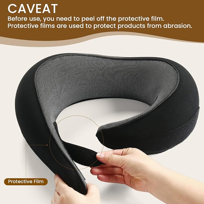 Neck Pillow, Travel Pillow uses Memory Foam to Support Neck Comfort, Ideal