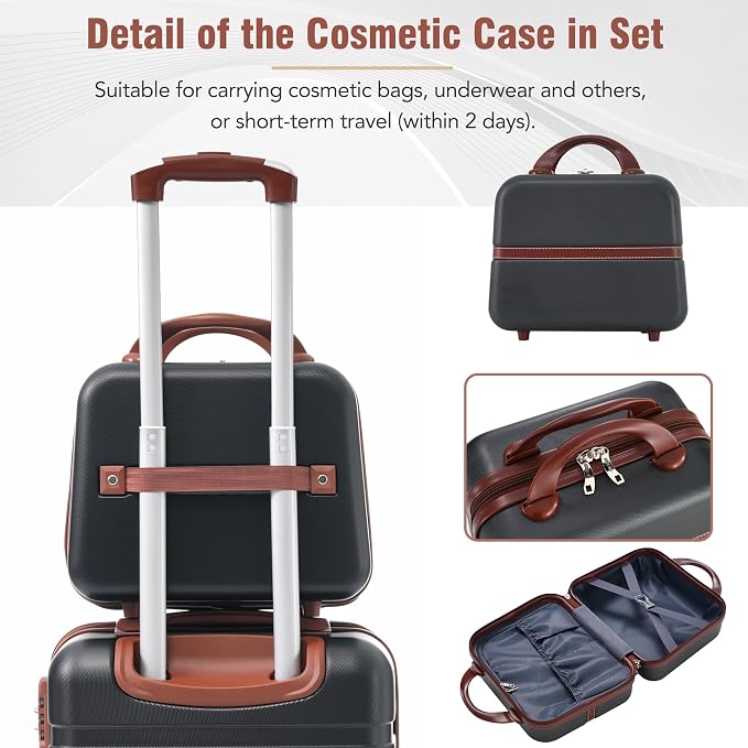 Merax Luggage Set 2 Piece Suitcase Set