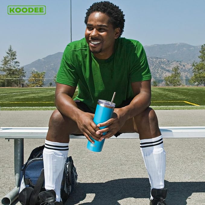 koodee 20 oz Skinny Tumbler Stainless Steel Double Wall Insulated Water Tumbler