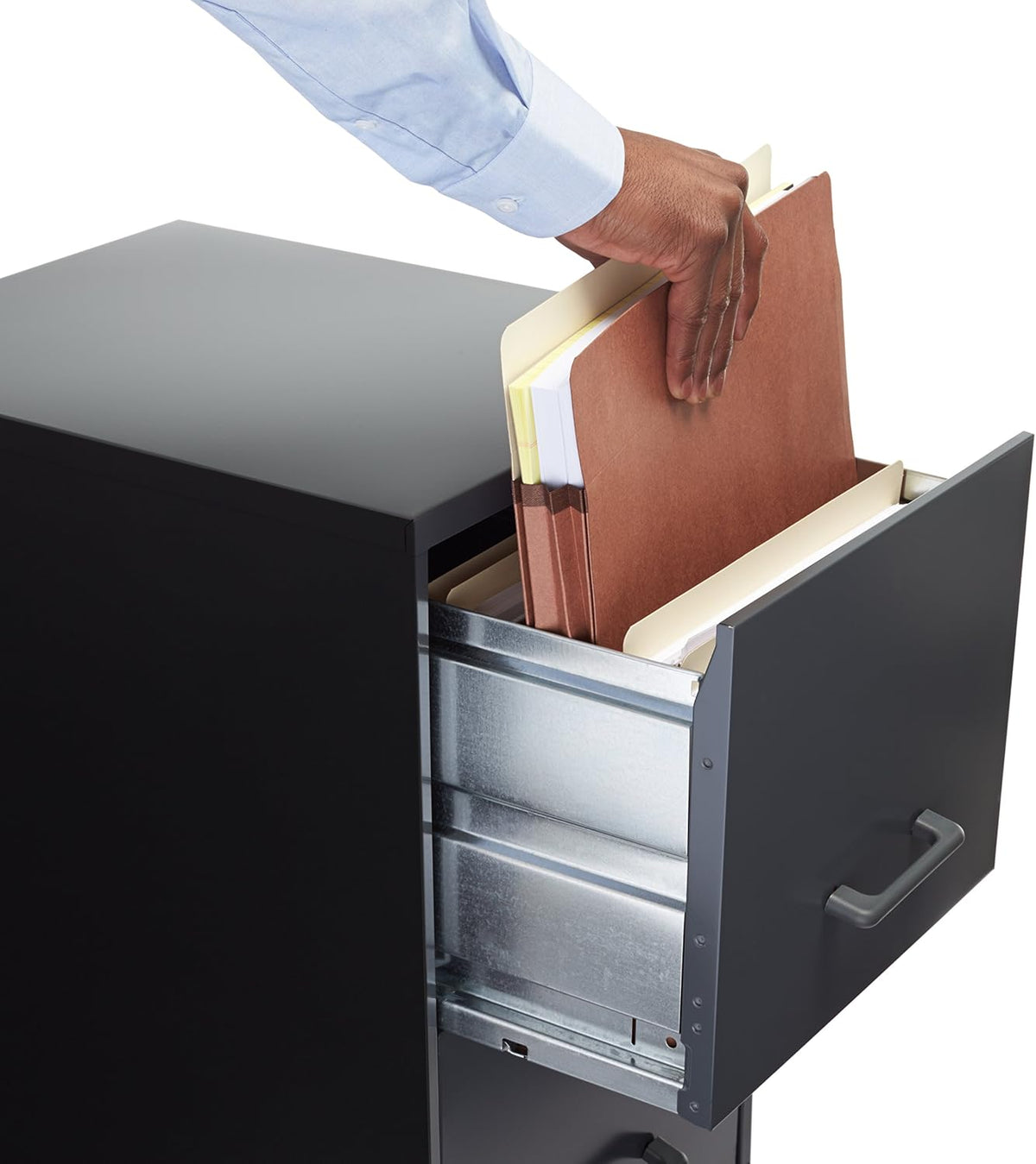Amazon Basics Expanding File Folder Organizer with Pockets, Letter Size, 3.5-Inch Expansion, 25-Pack, 9.5 x 11.75 Inches, Brown