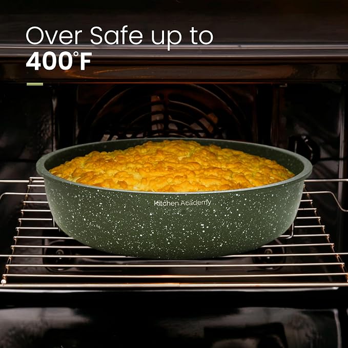 Kitchen Academy Removable Handle Pots and Pans Set