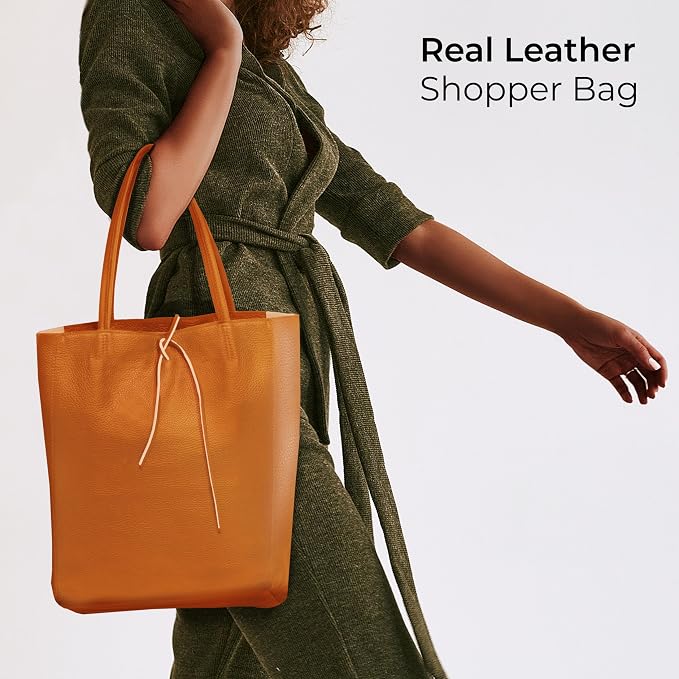 Italian Calf Leather Tote for Women