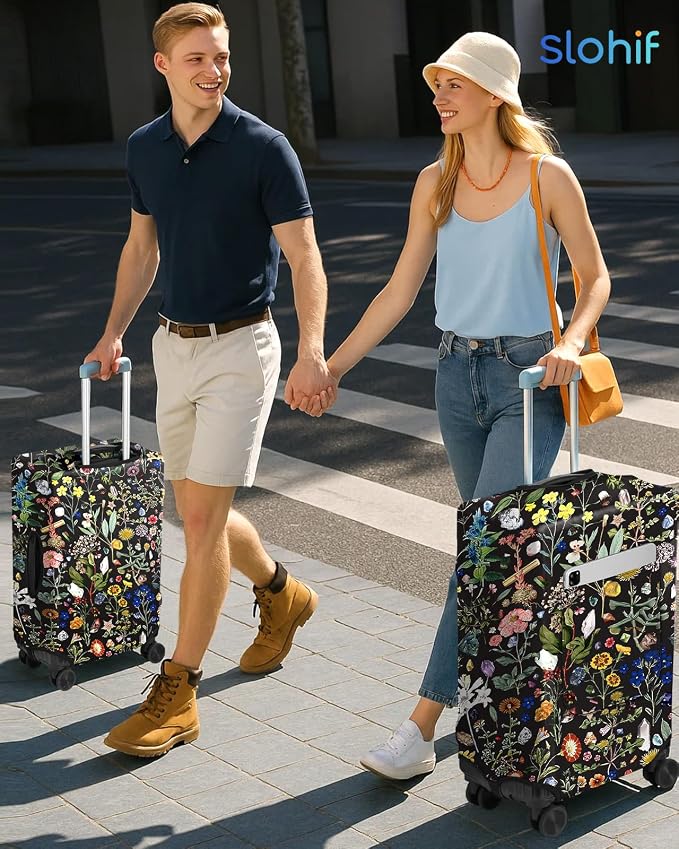 Slohif Luggage Cover for Suitcase Tsa Approved Protector