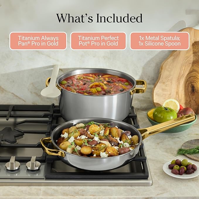 Our Place Titanium Pro Cookware Duo – Always Pan & Perfect Pot
