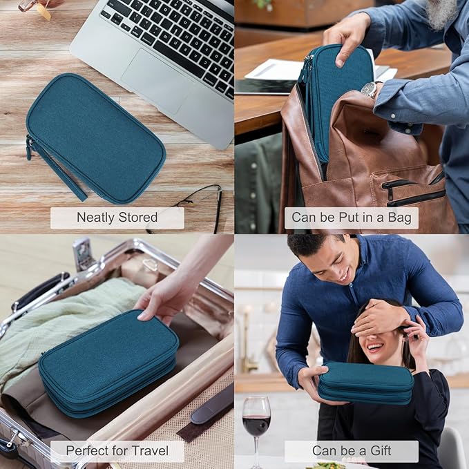 FYY Electronic Organizer, Travel Cable Organizer Bag Pouch Electronic