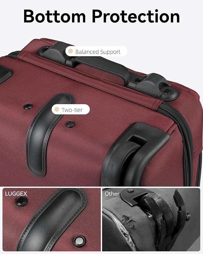 LUGGEX Underseat Carry On Luggage