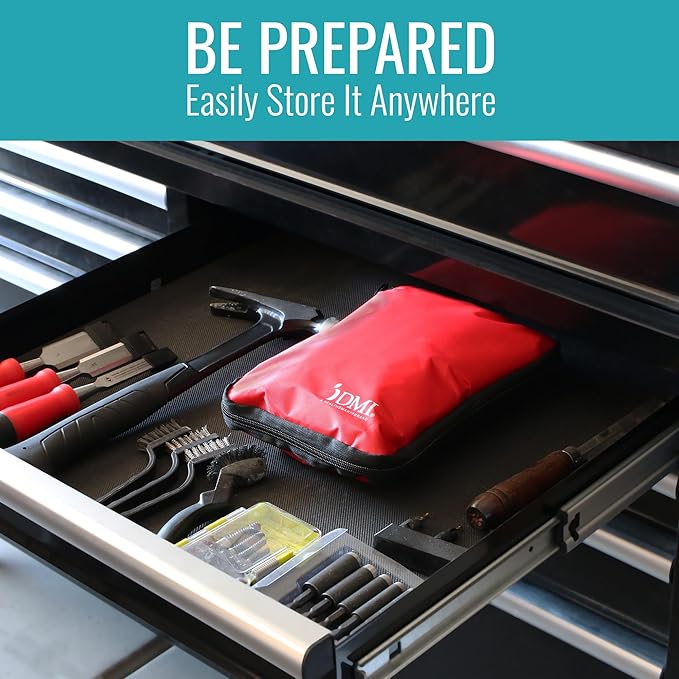 DMI 298-Piece Complete Emergency First Aid Kit, Treats Pain, Scrapes & Burns