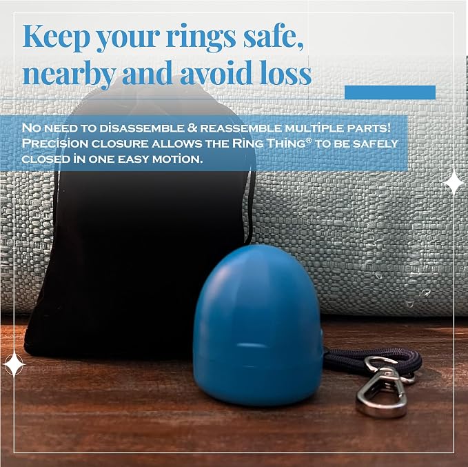 RING THING - Ring Holder Keychain, Jewelry Organizer and Storage, Portable