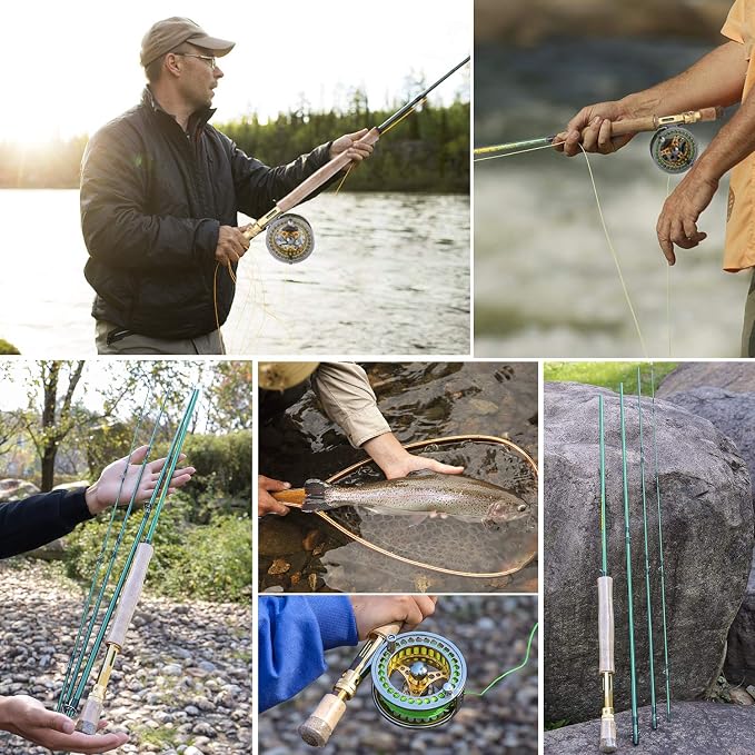 Sougayilang Fly Fishing Rod Reel Combos