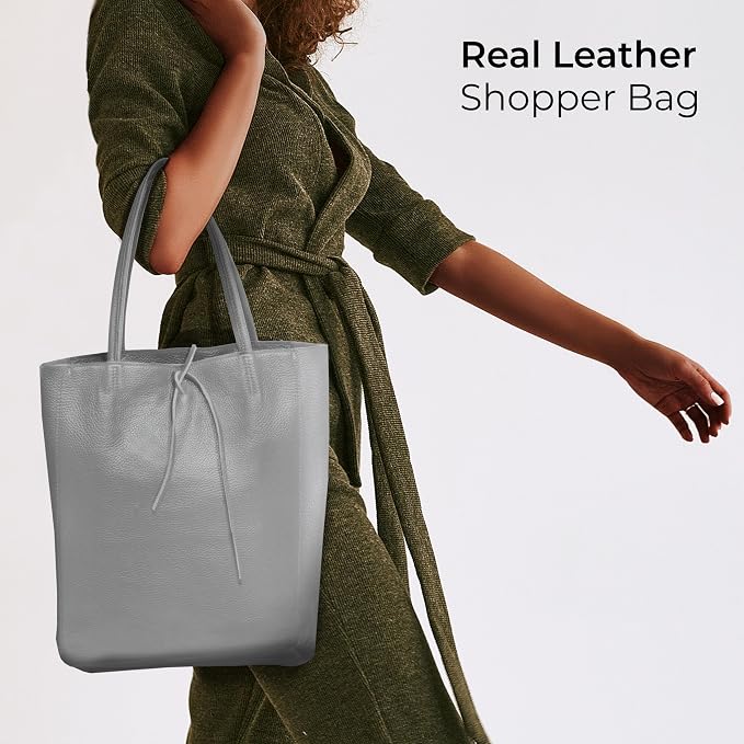 Italian Calf Leather Tote for Women