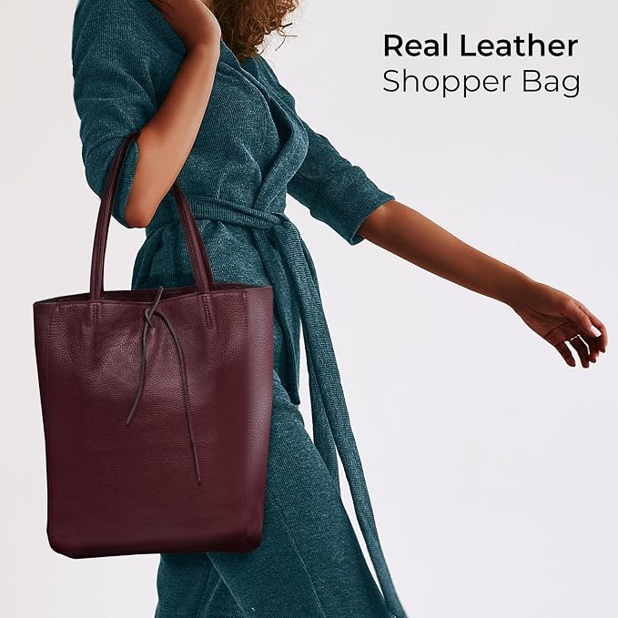 Italian Calf Leather Tote for Women