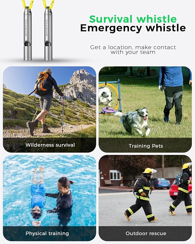 Titanium Emergency Whistle, Survival Safety Whistles