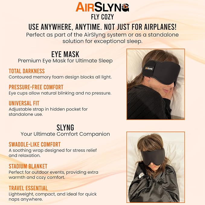 3-in-1 Airplane Sleep Support System