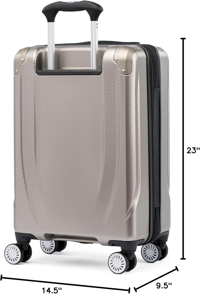 Travelpro Pathways 3 Hardside Expandable Luggage, 8 Spinner Wheels, Lightweight